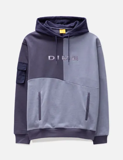 Dime Purple 3 Tone Split Hoodie