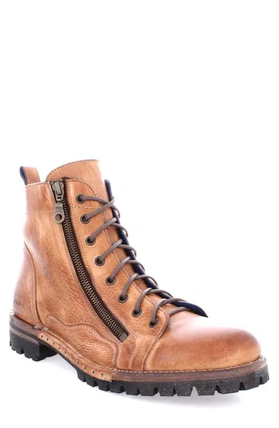 Bed Stu Old Bowen Trek Plain Toe Boot In Tan Rustic