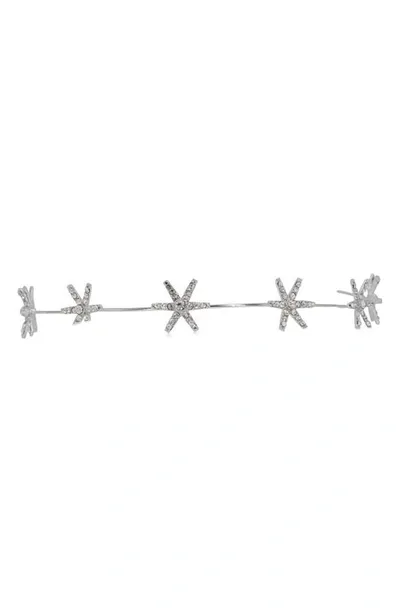 Brides And Hairpins Analia Star Headband In Silver