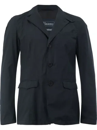 Herno Lightweight Blazer In Black