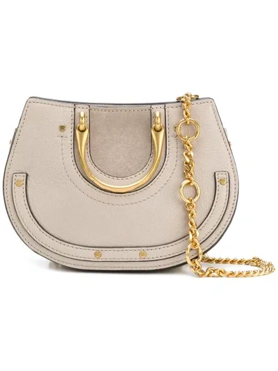 Chloé 'nile Small Bracelet' Umhängetasche In Grey