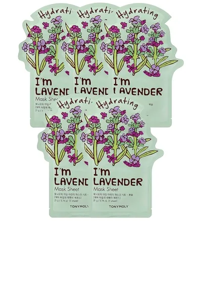 Tonymoly I'm Lavender Sheet Mask 5 Pack In N,a