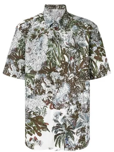 Brioni Printed Shirt In White