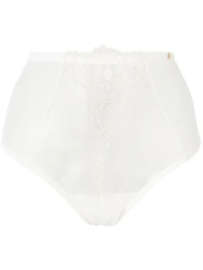 Something Wicked High Waisted Briefs In White