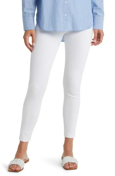 Lyssé High Waist Denim Leggings In White