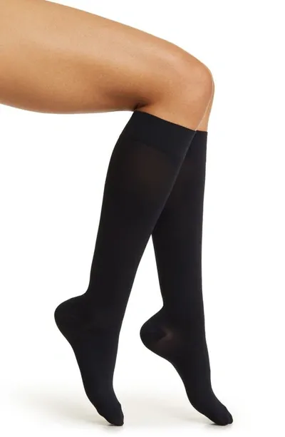 Item M6 Knee High Compression Socks In Black