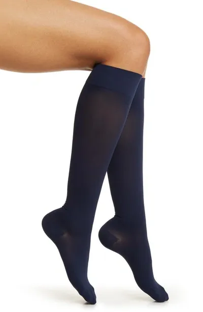 Item M6 Knee High Compression Socks In Marine