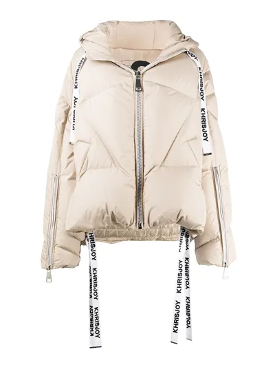 Khrisjoy Khris Puffer Jacket In Sand