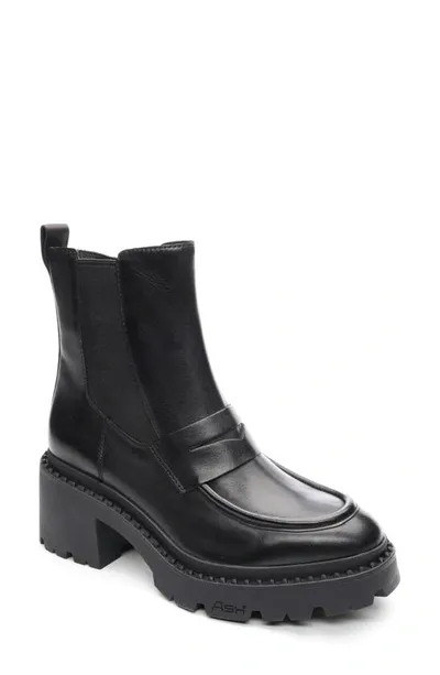 Ash Nak Chelsea Boot In Black