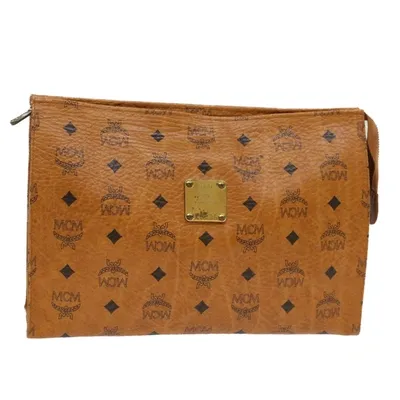 Mcm Clutch Bag In Brown