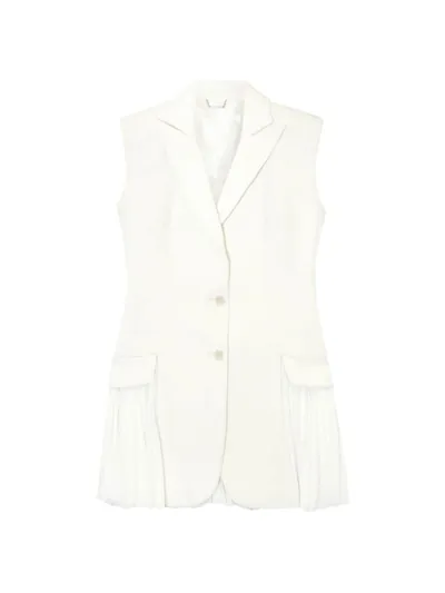 Simkhai Women's Arbor Single-breasted Vest In Natural White