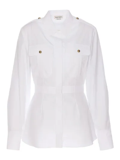 Alexander Mcqueen Shirt In White