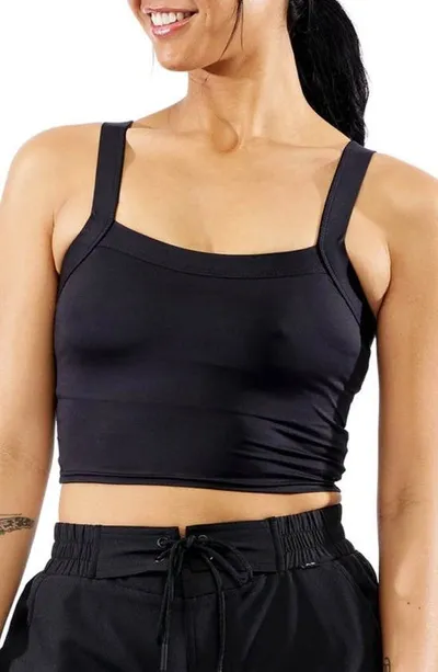 Tomboyx Scoop Neck Bikini Top In Black