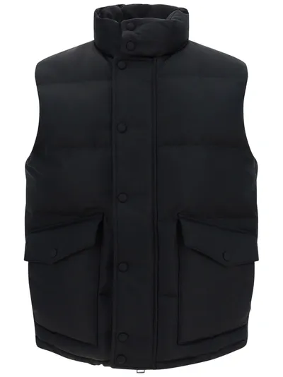 Alexander Mcqueen Down Vest In Black