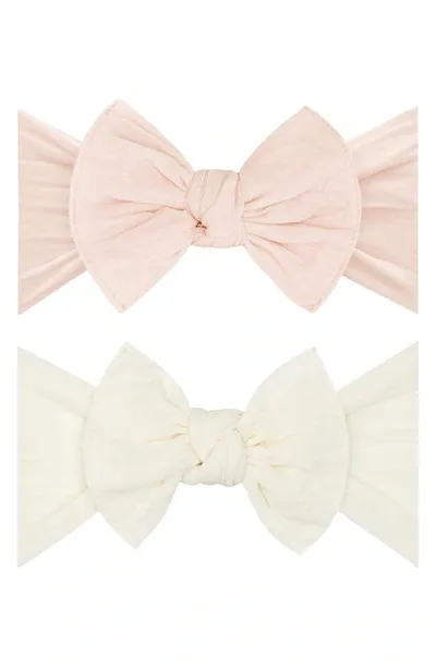 Baby Bling Babies' Headbands In Petal Ivory