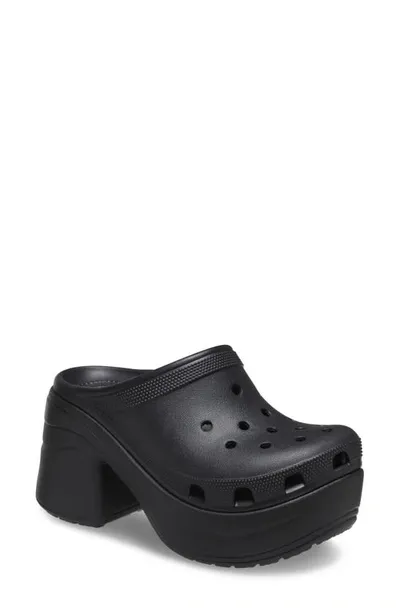 Crocs Siren Platform Clog In Black