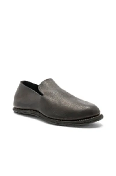 Guidi Calf Full Grain Slip On In Black