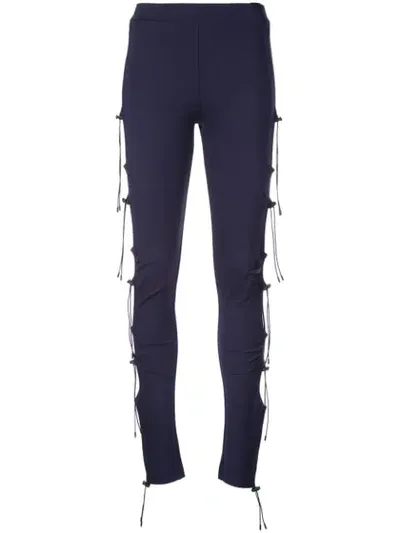 Fenty X Puma Ruched Leggings In Blue