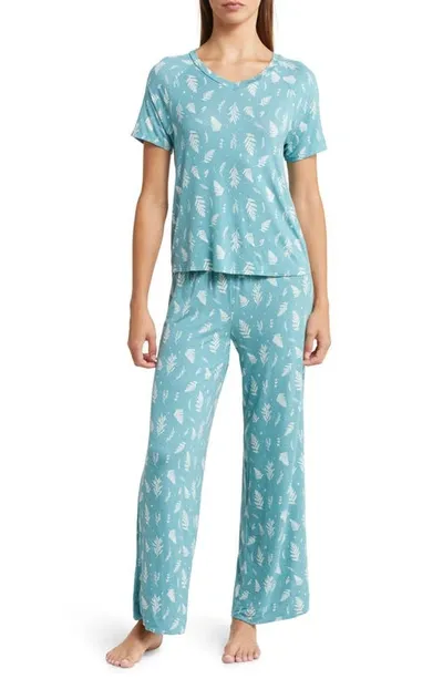 Honeydew Intimates Summer Nights Pajamas In Leaves