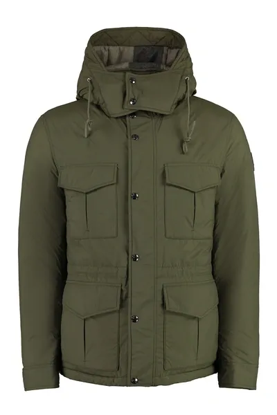 Woolrich Aleutian Padded Jacket In Dark Green