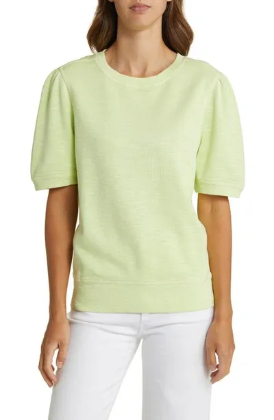 Tommy Bahama Tobago Bay Puff Sleeve Sweatshirt In Green