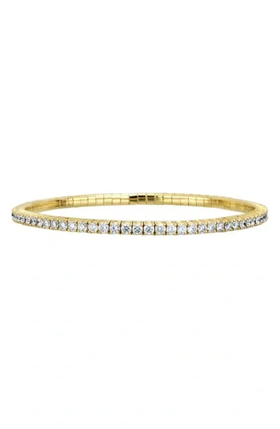 Bony Levy Diamond Stretch Tennis Bracelet In 18k Yellow Gold