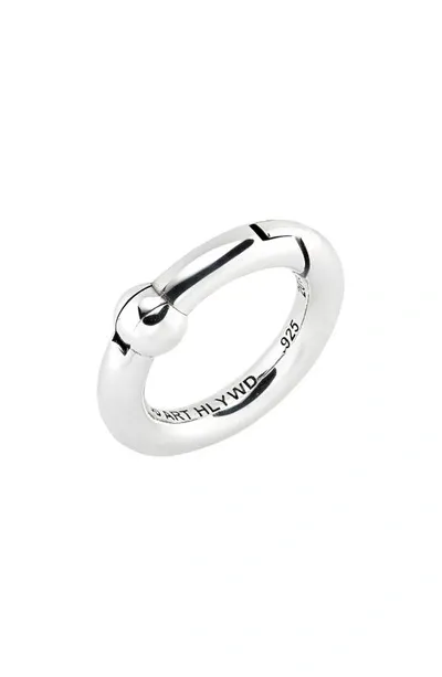 Good Art Hlywd Sterling Silver Carabiner Ring