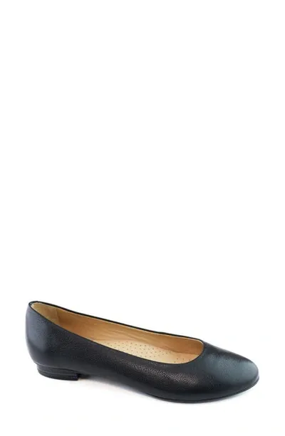 Marc Joseph New York Ferris Flat In Black Napa Soft