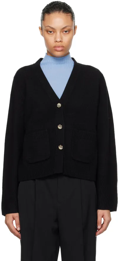 Arch4 Janelle Cashmere Cardigan In Black