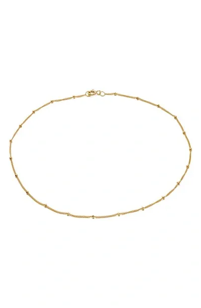 Made By Mary Satellite Chain Necklace In Gold