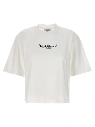 Off-white No Offence T-shirt White