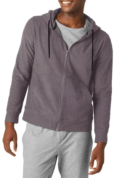 Beyond Yoga Freefit Zip Hoodie In Purple Fos