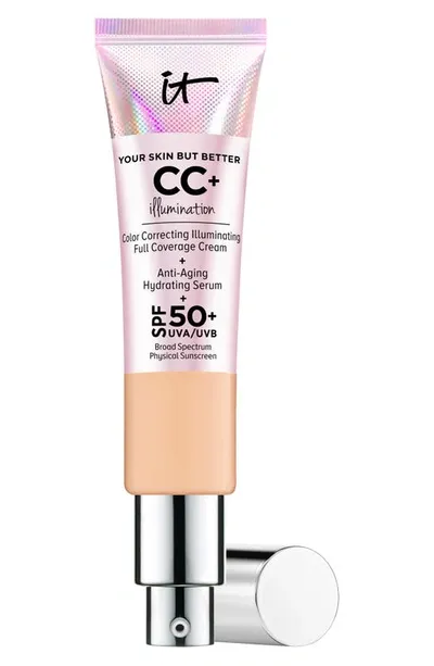 It Cosmetics Cc+ Cream Illumination With Spf 50+ Medium 1.08 oz/ 32 ml