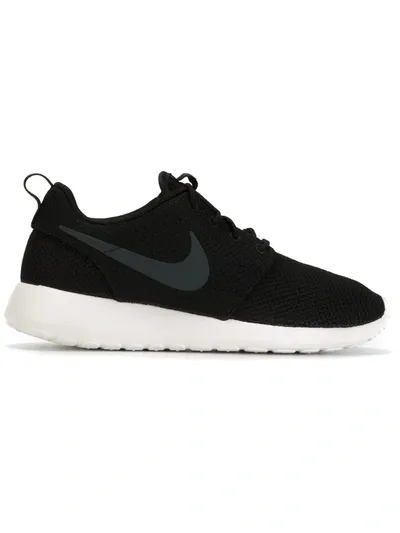 Nike Roshe Run Sneakers In Black 511881-010 In Black/sail/anthracite