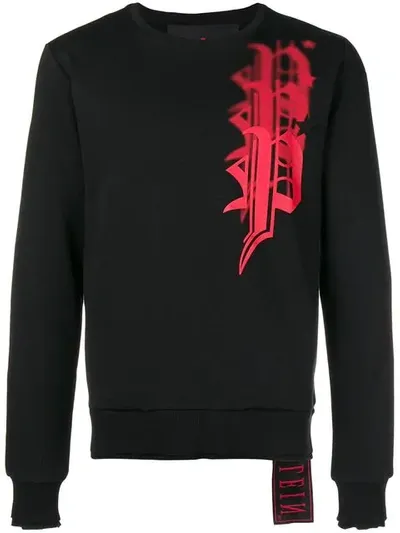 Philipp Plein 'fucking Fresh' Sweatshirt In Black