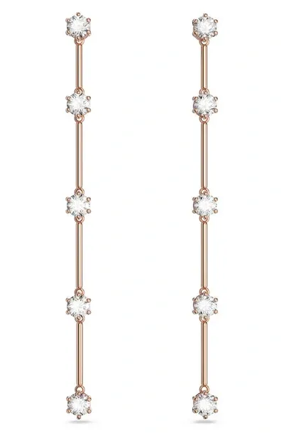 Swarovski Constella Drop Earrings In Gold