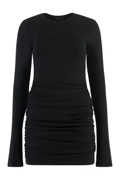 The Andamane Viscose Dress In Black