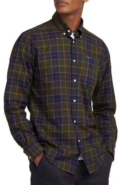 Barbour Wetheram Tailored In Classic Tartan