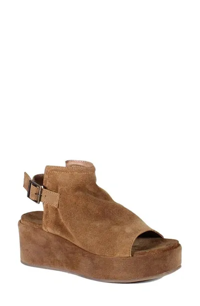 Diba True Jumpin Jive Platform Wedge Sandal In Tan