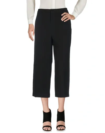 Liu •jo Cropped Pants In Schwarz