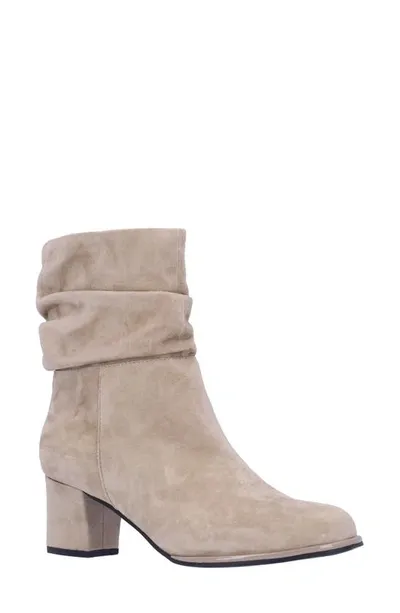 L'amour Des Pieds Pivar Slouch Bootie In Taupe