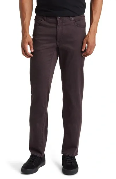 Brax Cooper Hi Flex Microprint Five-pocket Straight Leg Pants In Portobello