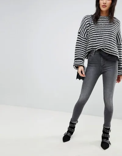 Vero Moda Skinny Jeans - Gray