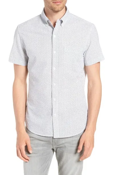 Bonobos Riviera Slim Fit Print Shirt In Duane Flower - White