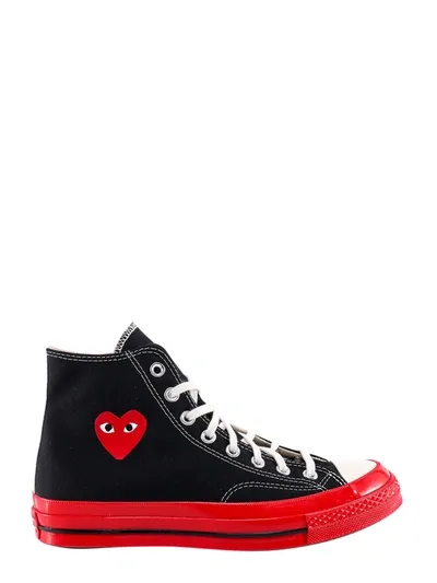 Comme Des Garçon Play Sneakers In Black