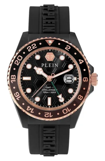 Philipp Plein Gmt-i Challenger Silicone Watch In Multi