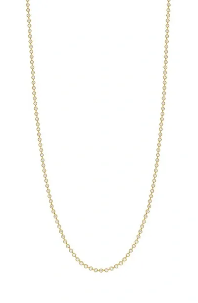 Bony Levy Monaco Diamond Tennis Necklace In 18k Yellow Gold