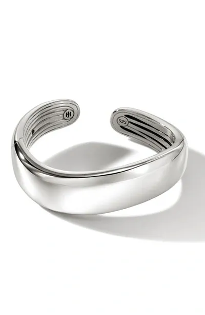 John Hardy Surf Hinged Cuff Bracelet In Silver