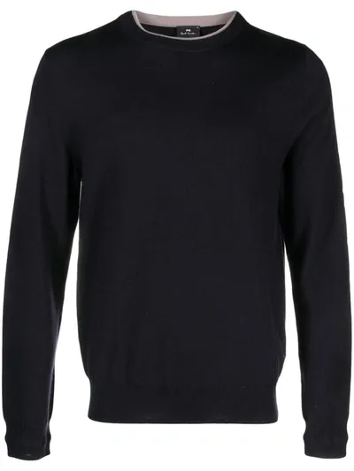 Paul Smith Wool Sweater In Blue