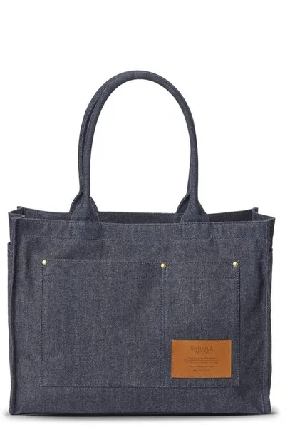 Shinola Runabout Selvedge Denim Open Tote